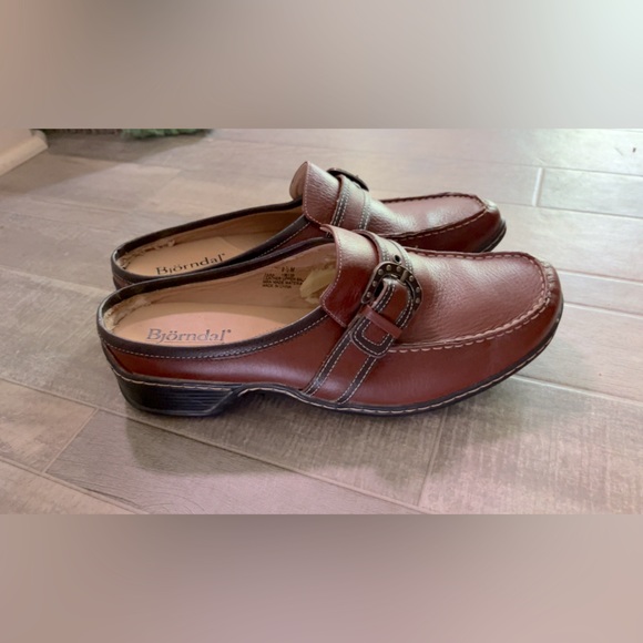 Bjorndal leather mules. - Picture 1 of 6